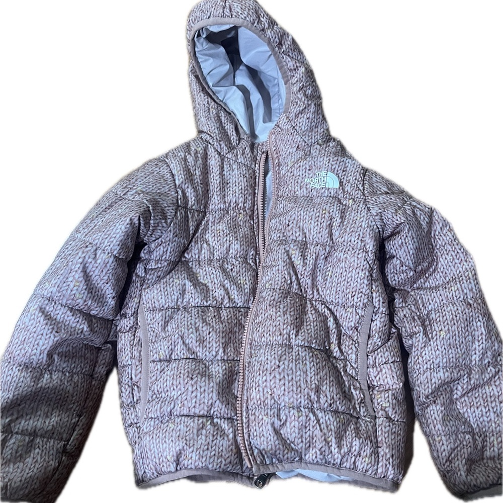 The North Face Textured Pink Hooded Jacket
